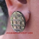 Bali Earring Shell Carved Handcrafted