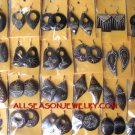 Wooden Earring Hand Painted Ethnic Design