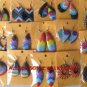 Wood Earring Painting Color Fashionable Design