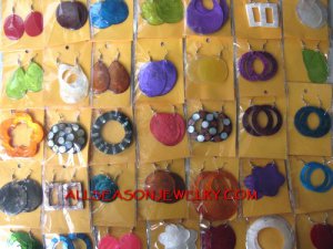Organic Seashells Earring Handmade