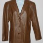 Camel Tan Leather Blazer Jacket Studio Works PL