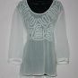 White Peasant Top BoHo Hippie  "Avenue"  22/24  NWOT