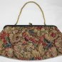 Vintage Tapestry Clutch Purse Victorian Style