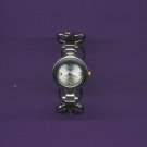Vtg. Ladies Geneva Platinum Watch Peace Signs 1970's Hippie