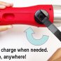 BONNY FL0816A Dynamo/AC/DC Rechargeable 6 LED Flashlight with Mobile Phone Charger + Money Detector
