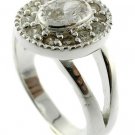 WONDERFUL CREATED  DIAMOND Sterling 925 Silver RING
