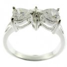WONDERFUL CREATED DIAMOND STERLING 925 SILVER RING