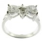 WONDERFUL CREATED DIAMOND STERLING 925 SILVER RING