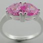 MODERN CREATED PINK Sterling 925 Silver RING