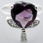 GRACEFUL created Amethyst  925 Silver Ring