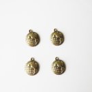 4 Pcs World Globe Charm - B18489