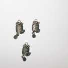 3 Pcs Bronze Cookie Jar Charms - B14793