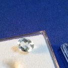 Nice 7 X 9 Oval Cut Natural Aqua Stone 1.30 Carat Hidden Since 1989