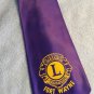 Vintage Boxed Lions Club Garrison Hat And Neck Tie Fort Wayne Indiana FREE SHIP