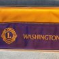 Vintage Boxed Lions Club Garrison Hat And Neck Tie Fort Wayne Indiana FREE SHIP
