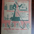 Vintage FULLER BRUSHES Door Knocker Advertising Handout Cleaning And Cosmetics