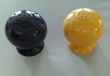 Fiesta Salt Pepper Shaker Set Yellow And Blue