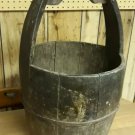 Large Antique Wooden Chinese Water Bucket