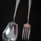 Vintage Serving Pieces R Wallace A1 Plate Master Berry Scoop And Cold Meat Fork