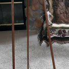 Antique Large Picture Art Easel Display Victorian Stick Ball Design