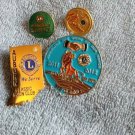 Lions Club International I BELIEVE, WE SERVE Enamel Pins Auburn Classic Noon