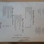 Vintage 1970's Room Service Wine List Men HYATT REGENCY Chicago IL