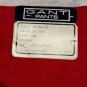 Vintage GANT Pants 1970's Drawstring Chino Shorts Red XL NEW WITH TAGS