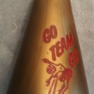 Vintage GO TEAM GO Cheerleader Plastic Megaphone