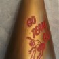Vintage GO TEAM GO Cheerleader Plastic Megaphone