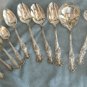 12 PC Antique 1847 Rogers Silver Plate Serving Spoons Ladle Knife Vintage Pattrn