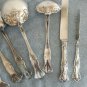 12 PC Antique 1847 Rogers Silver Plate Serving Spoons Ladle Knife Vintage Pattrn