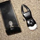 Vintage AMP PROBE Clamp On Voltage Amp Tester In Leather Case VGC