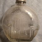 1933 Chicago World's Fair Glass Bottle With Cap, A Century of Progress 1833-1933