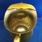 Excellent Antique Vintage COPPER Water Pitcher 8-1/4" Tin Lined Brass Handle