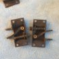 Excellent Pair (2) Antique Icebox Cast Iron Thumb Latches FREE SHIPPING