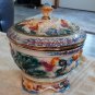 NORLEANS Hand Made Italy CAPODIMONTE  Footed Bowl Nudes Cherubs