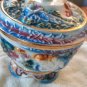 NORLEANS Hand Made Italy CAPODIMONTE  Footed Bowl Nudes Cherubs