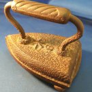 Antique 6lb Sunburst Star SAD Iron and Howell Trivet, Geneva Illinois