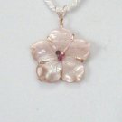 Mother of Pearl Flower Pendant