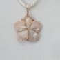Mother of Pearl Flower Pendant