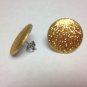 Gold Glitter Dot Earrings