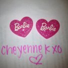 Light Pink Barbie Heart Earrings