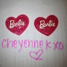 Dark Pink Barbie Heart Earrings
