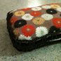 Floral Diaper Wipe Case, Kimono Style with soft velvet trim- Perfect for your purse or diaper bag