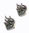 Flame - High Quality, 316L  Surgical Stainless Steel Earrings