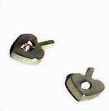 Heart - High Quality, 316L  Surgical Stainless Steel Earrings