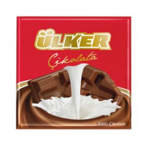 &Atilde;�lker Turkish Milk Chocolate Square
