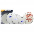 Remo Ambassador 4 head Pro pack