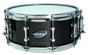 Ahead Black on brass 13 x 6 Snare Drum percussion New