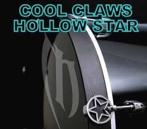 20 Custom Cool Hollow Star Claws Drum & percussion Bass Drum